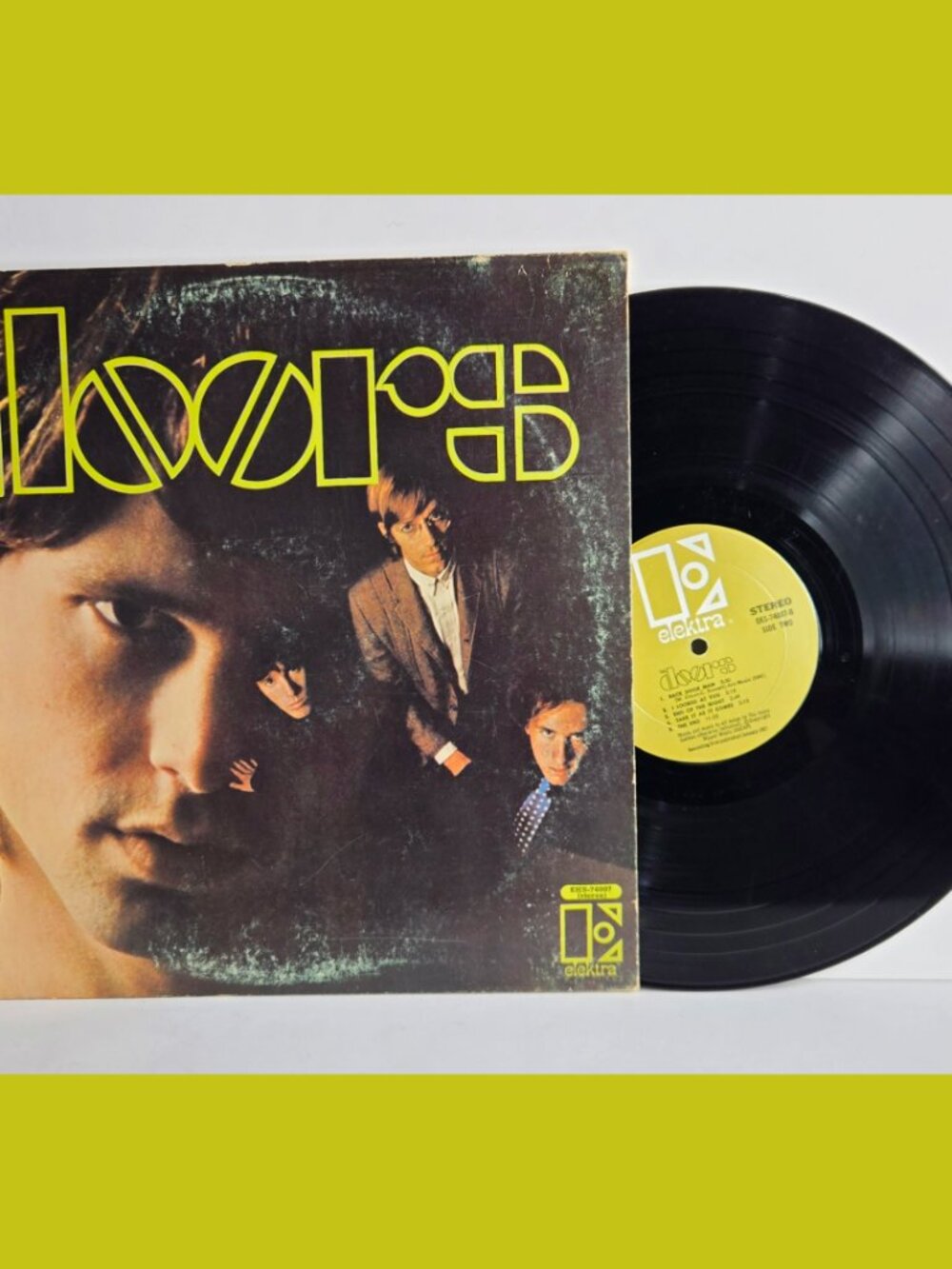 The Doors Self Titled LP 1967 Elektra EKS-74007 Gold Label Early Press VG+